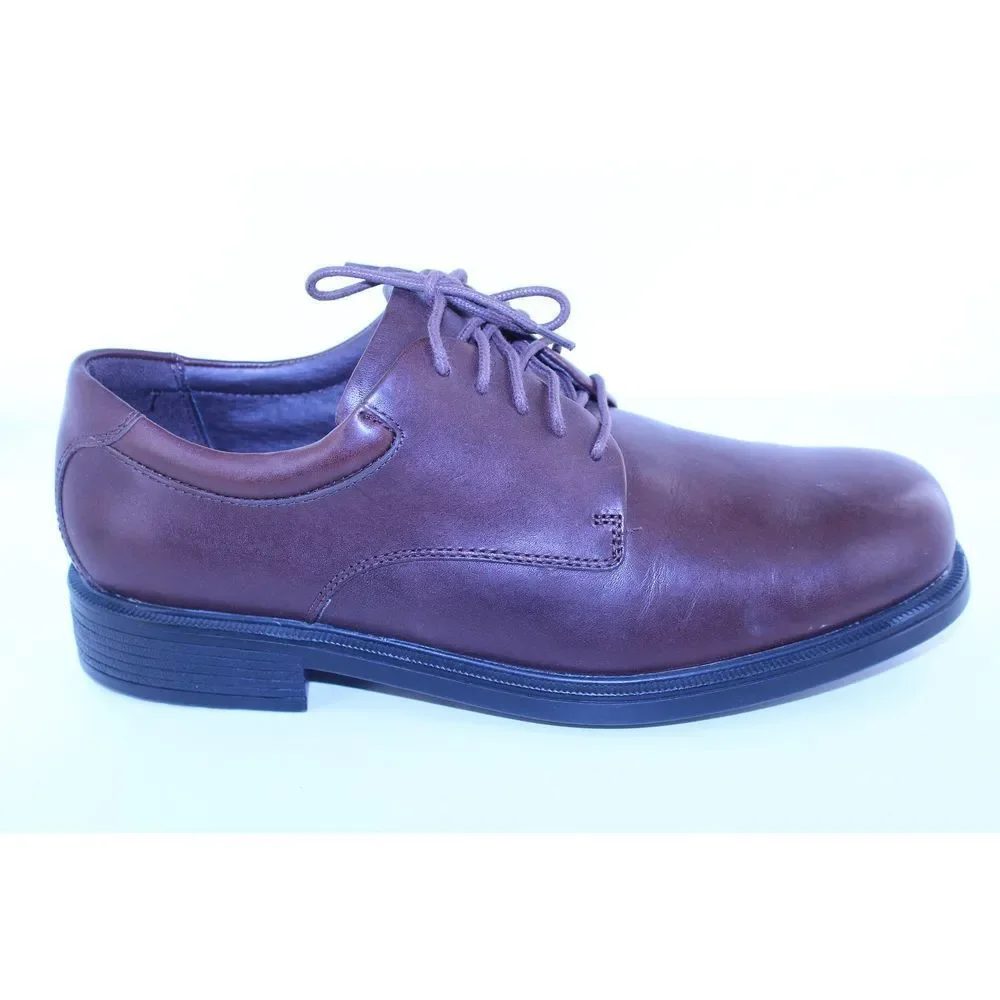 Rockport Margin Brown Leather Lace Up Oxfords 11 M